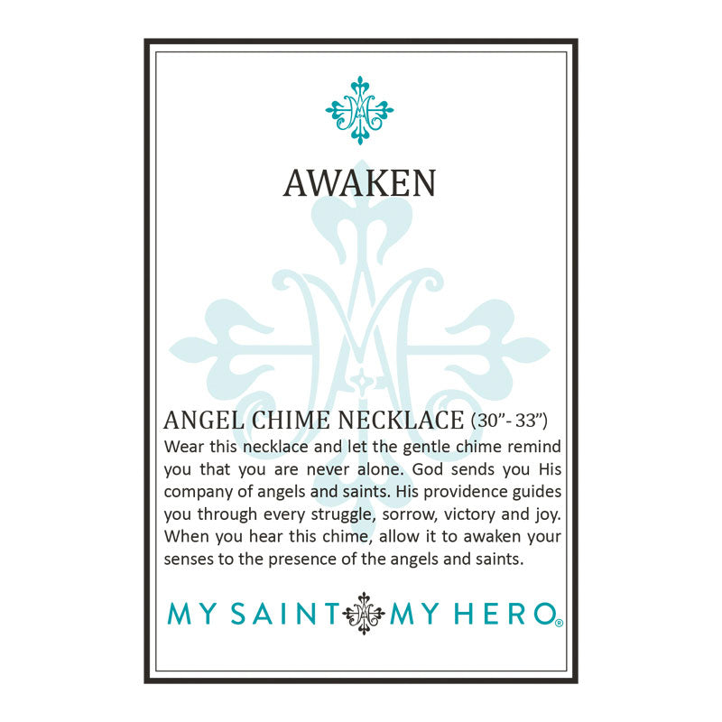 My Saint My Hero Awaken Angel Chime Necklace | Fabulous Fashions Boutique - Omaha, NE