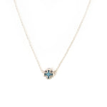 My Saint My Hero Faith Petite Necklace - Blue | Fabulous Fashions Boutique - Omaha, NE