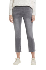 Tribal Audrey Pull On Straight Crop Jean