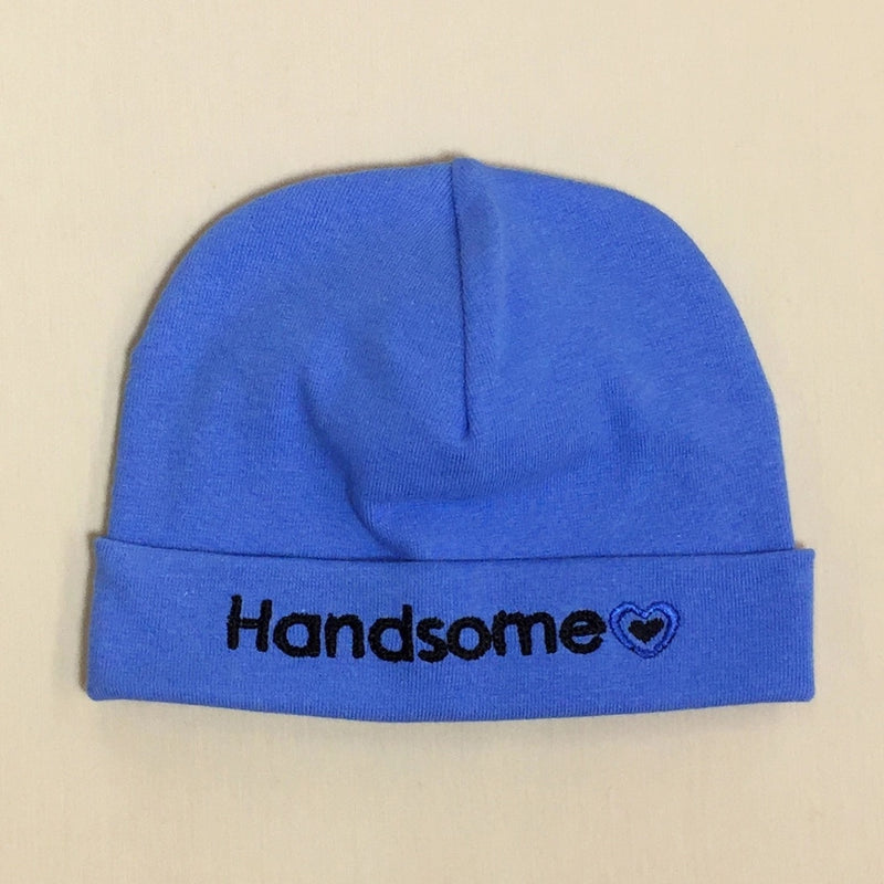 Itty Bitty Baby Embroidered "Handsome" hat