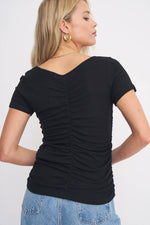 Project social T Apres Ruched Rib Tee