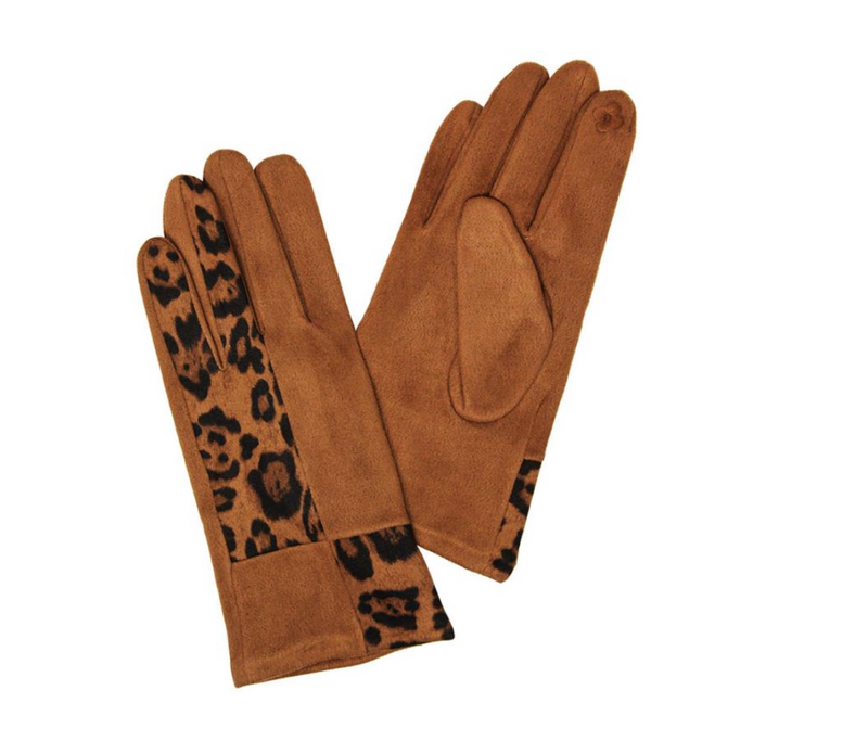 Fashion Leopard Smart Touch Gloves