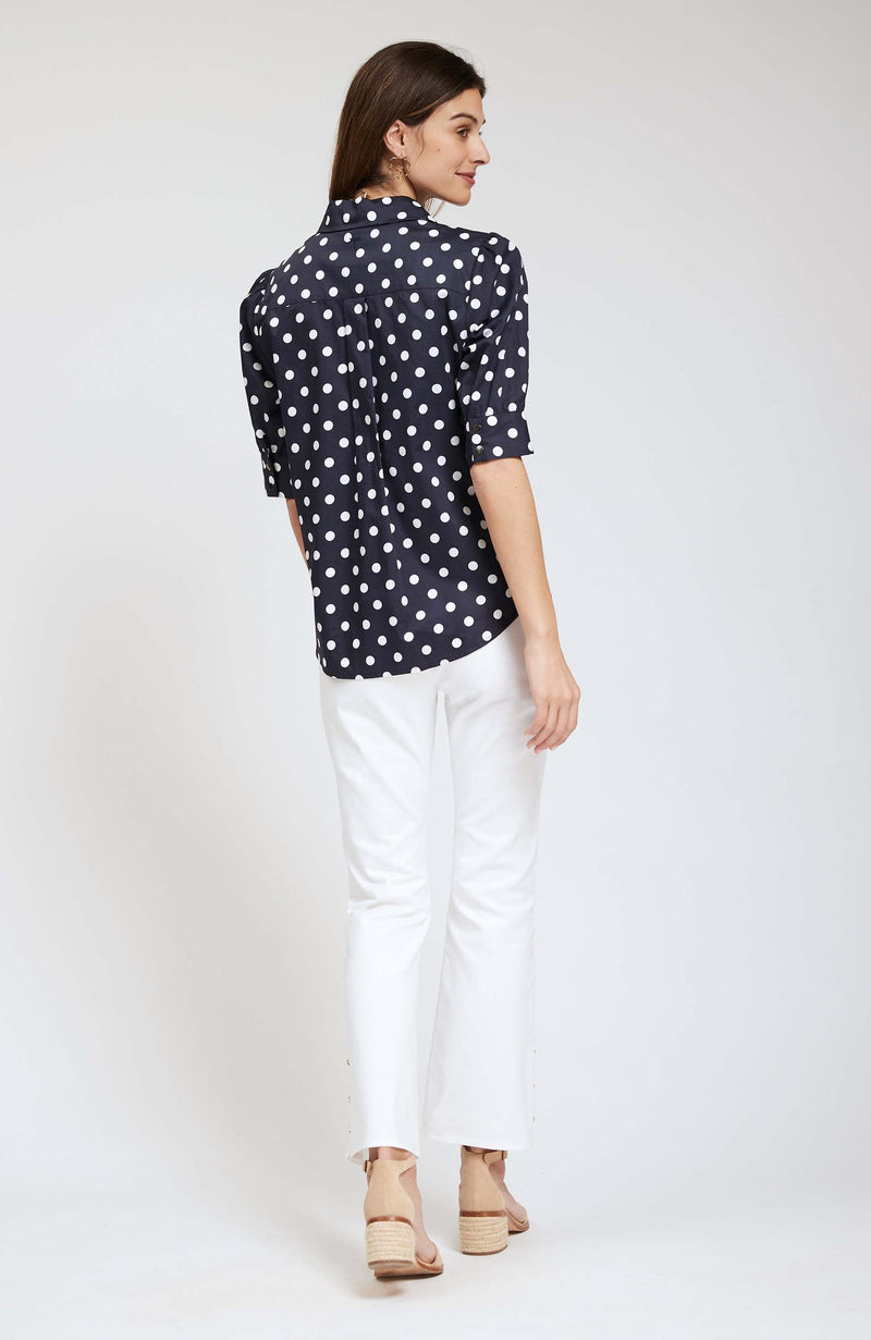 Tyler Boe Alice Poplin Dot Shirt