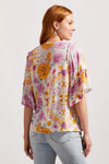 Tribal Flowy Frilled Sleeve Top